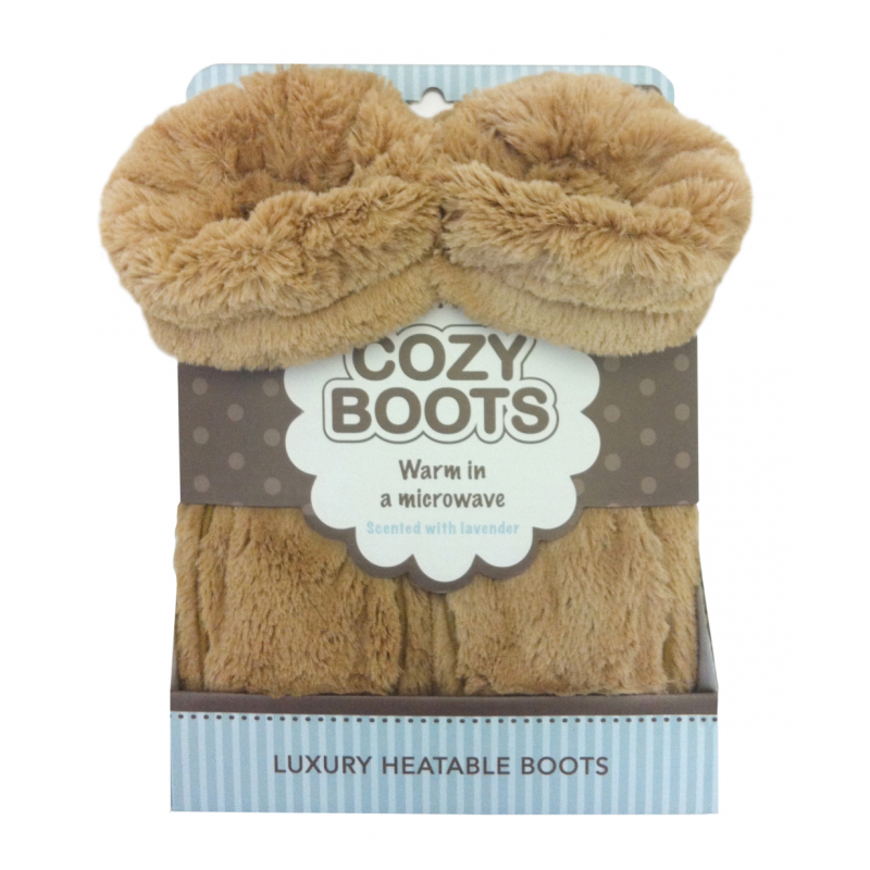 Soframar - Chaussons Boots Bouillottes Graines Micro Onde - Cozy